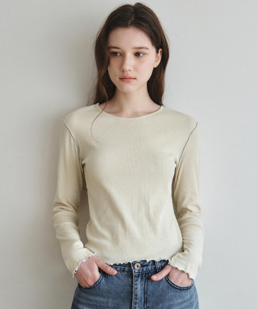 Wednesday Oasis For Woman Soft Wave Crop T-Shirt_Light Yellow(W26Tp12)