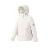 Fleece Loose Hooded Warm Long Sleeve Down Jacket Women Outerwear A51W541902F-IV