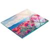Durable and Stylish Glass Kitchen Backsplash with Poppy Flowers Pattern 60X52 Cm