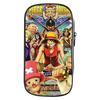 Cartoon Anime One Piece Luffy Zoro Sanji Marco Ace Sabo Pencil Case Stationery Box Students School Pen Bag Bags Gifts