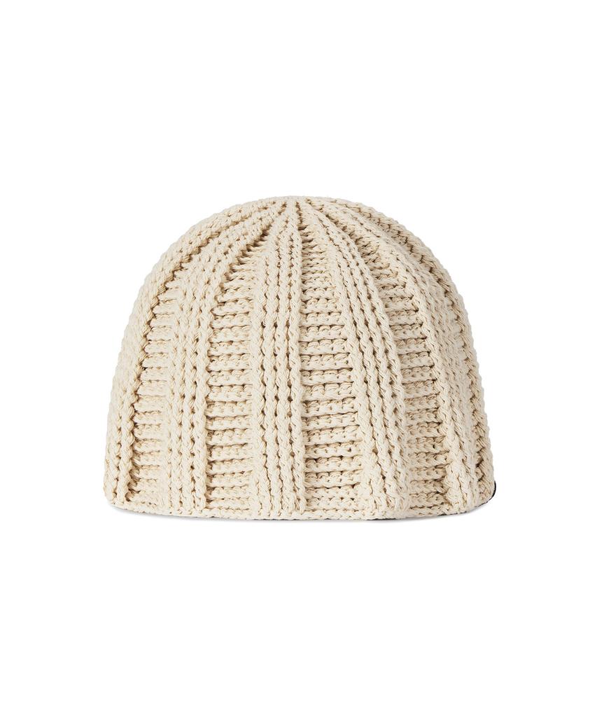 Bajal Va Label Crochet Wave Bucket Hat Beige