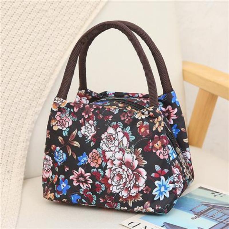 Japanse Canvas Tote Bag Bento Bag Geïsoleerde Tas Lunchbox Tas Moedertas Tote