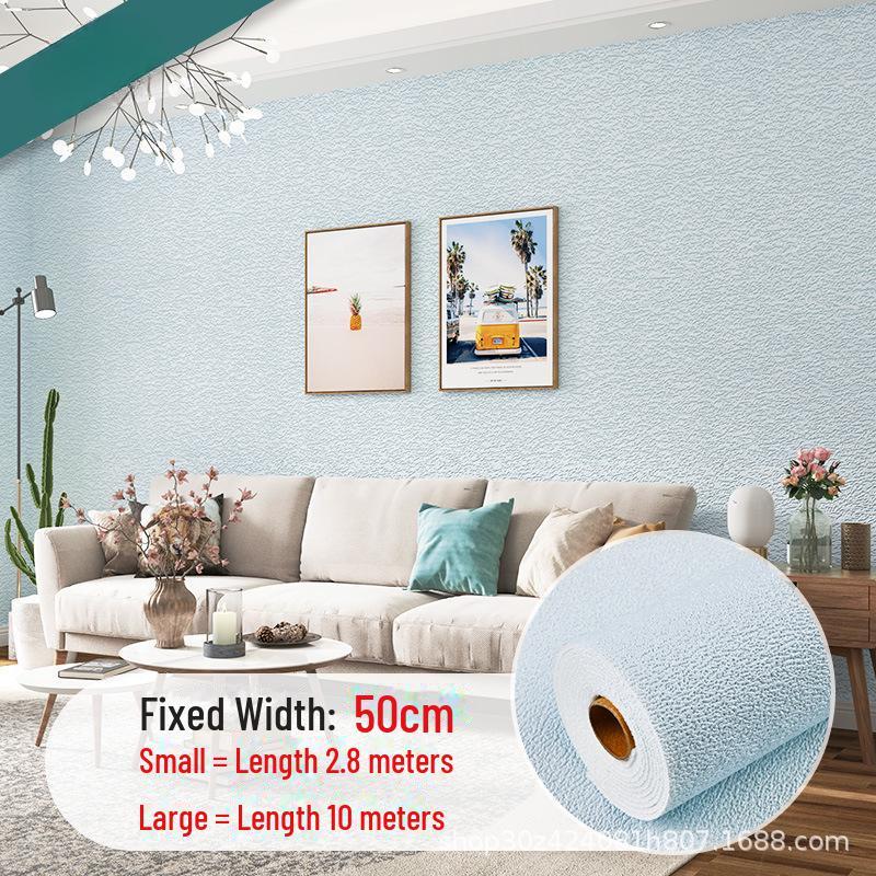 3D Self-Adhesive Waterproof Wall Stickers for Bedroom & Living Room - Moisture-Proof Decoration for Covering Imperfections