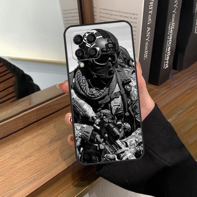 Military Army Special Forces Case For Samsung Galaxy M12 M22 M32 M52 M13 M23 M33 M53 M20 M21 M31 M51 M14 M34 M54 M30s