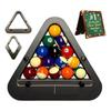 9-BALL PRO Biljarda trīsstūra statīvs Baseina bumbu novietošanas treniņu piederumi