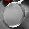 Stainless Steel Fine Mesh Skimmer with Long Handle Heavy-Duty Strainer Spoon for Frying Tea Juice Rust-Proof Essential Kitchen Tool for Filtering