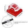 20/50PCS Cable Clips Self Adhesive Cord Management Black Wire Organizer Clamp Car Wire Accessories