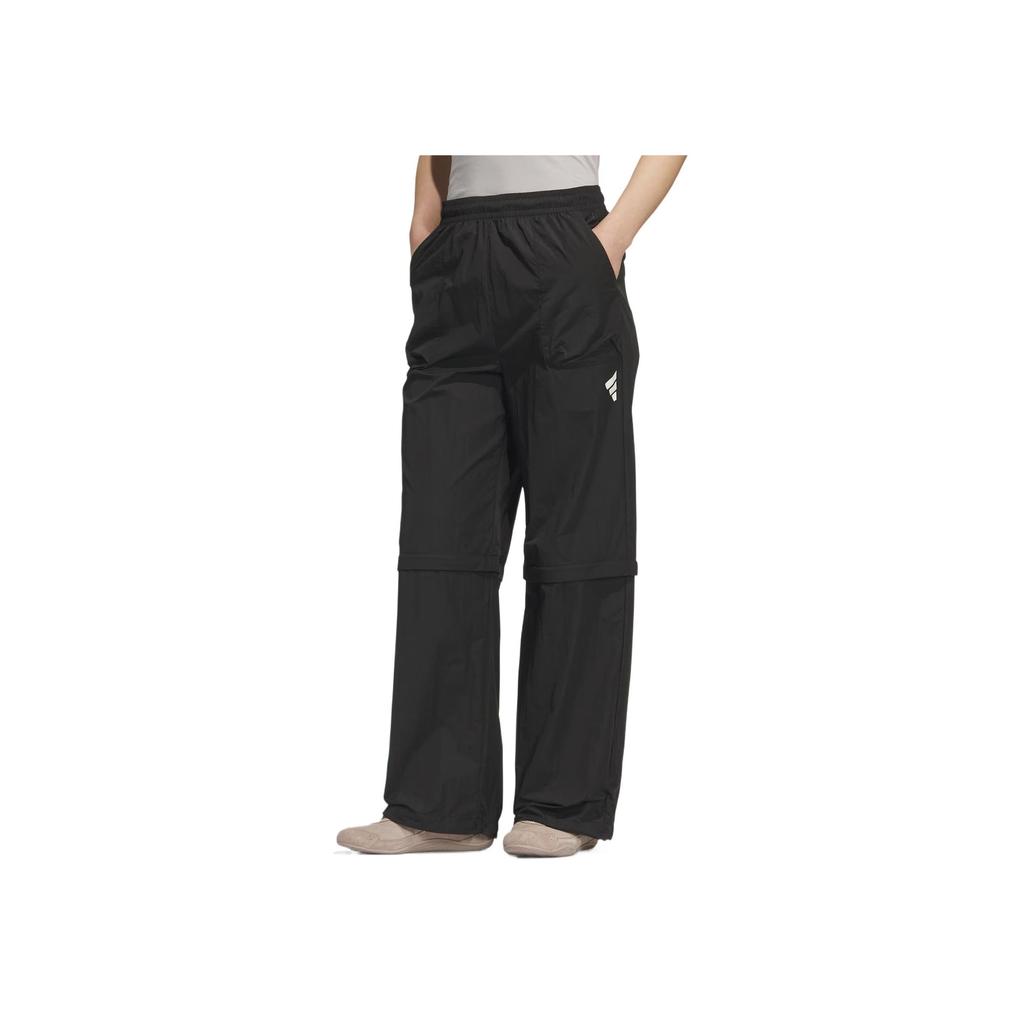 Adidas Fos Future Style Woven Pants Comfortable Versatile Simple Fashion Sports Long Pants Women pants Black KC3778
