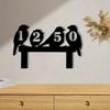 Vintage Black Cat Metal Wall Art Powder Coated Iron Halloween Decor Cat Lover Gift