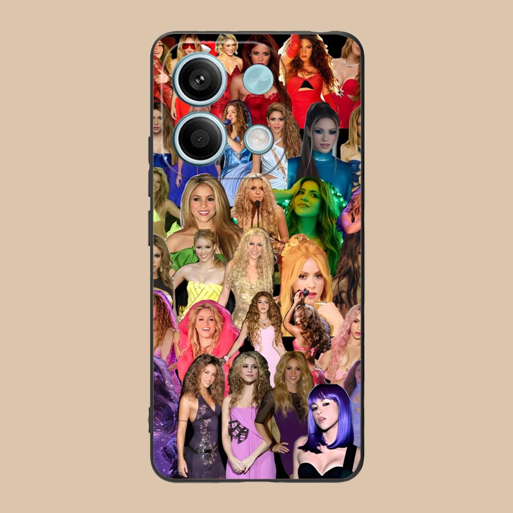 Shakira Fashion Matte TPU Mobile Phone Case for Xiaomi 15 14 13 12 Mi 11 T Ultra Lite Pro S X 5G Colorful Printing Cover