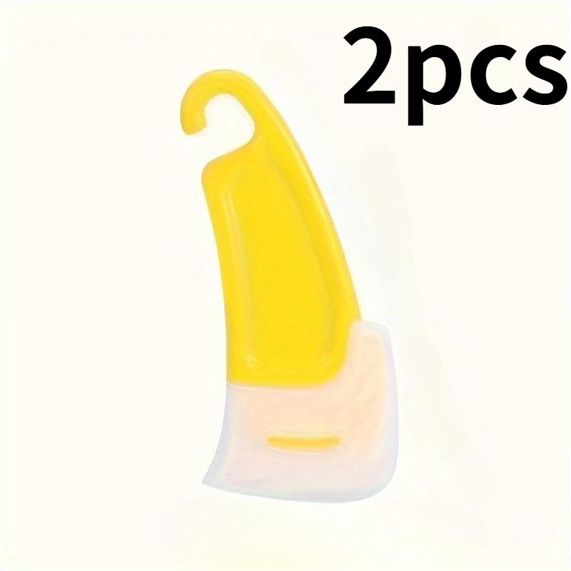 2pcs Silicone Pan Scraper, Spatula for Cleaning Dishes, Bowl Scraper, Non-Stick Kitchen Cleaning Tool,Kitchen Additions