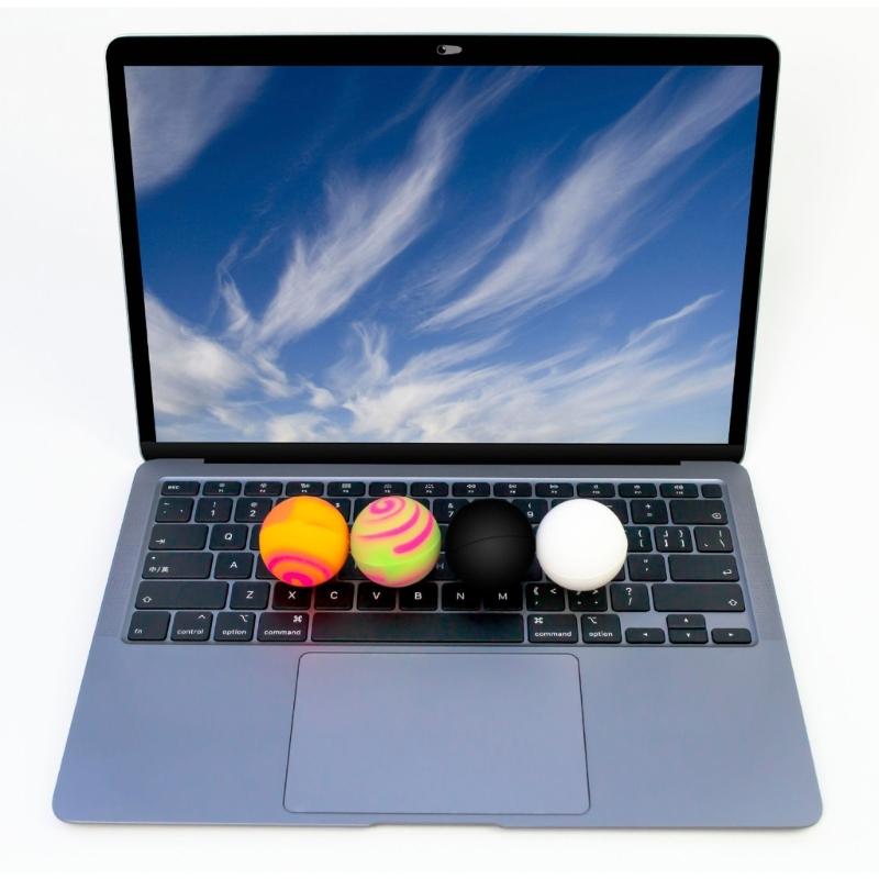 Portable Laptop Stand Ball Silicone Anti Slip Feet Improve Heat Dissipation Elevating Keyboard For Wrist Relief