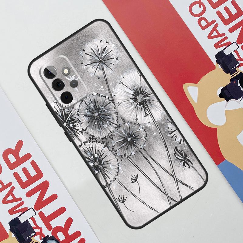Dandelion Case For Samsung Galaxy A54 A34 A24 A14 A73 A53 A33 A23 A13 A52 A32 A22 A12 A51 A71 Cover