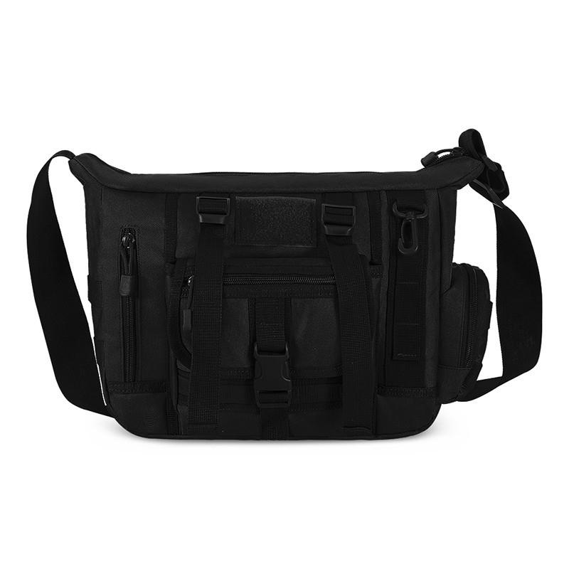 Men Camouflage Shoulder Bag Tactical Fishing Camping Tote Trekking Climbing Bags Large Multi-Pocket Travel Laptop Messenger Pack