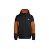 Logo Print Zip-Up Hooded Down Jacket Men Outerwear Multicolor HK6667