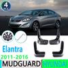 For Hyundai Elantra MD 2011 2012 2013 2014 2015 2016 Fender Mudguard Mud Flaps Guard Splash Flap Mudguards Car Accessories