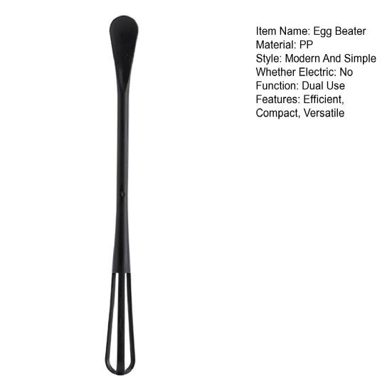 Egg Beater Handheld Whisk 2-in-1 Cream Foam Maker Portable Blender Multi-Purpose Eggs Whiskers Kitchen Egg Beating Utensil