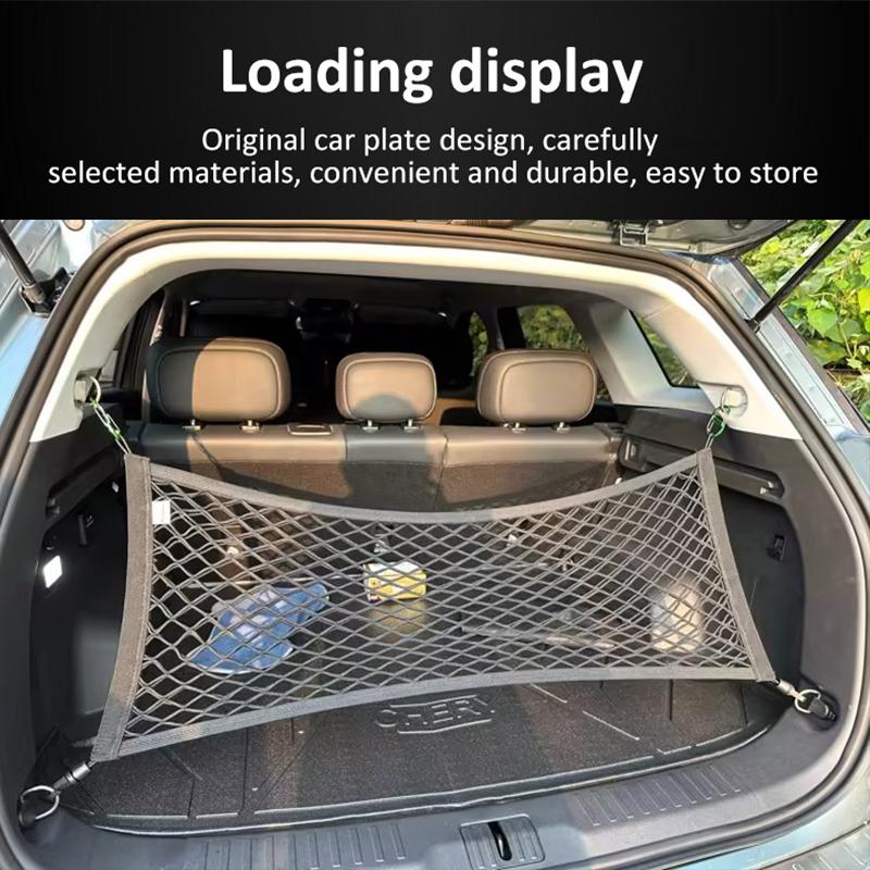 Car Trunk Net For BMW X1 MK3 2022 2023 2024 U11 U12 Convenient Wear-resistant Stretchable Fixed Storage Elastic Nets Accessories