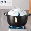 3.3L Japanese Clover Ceramic Clay Pot