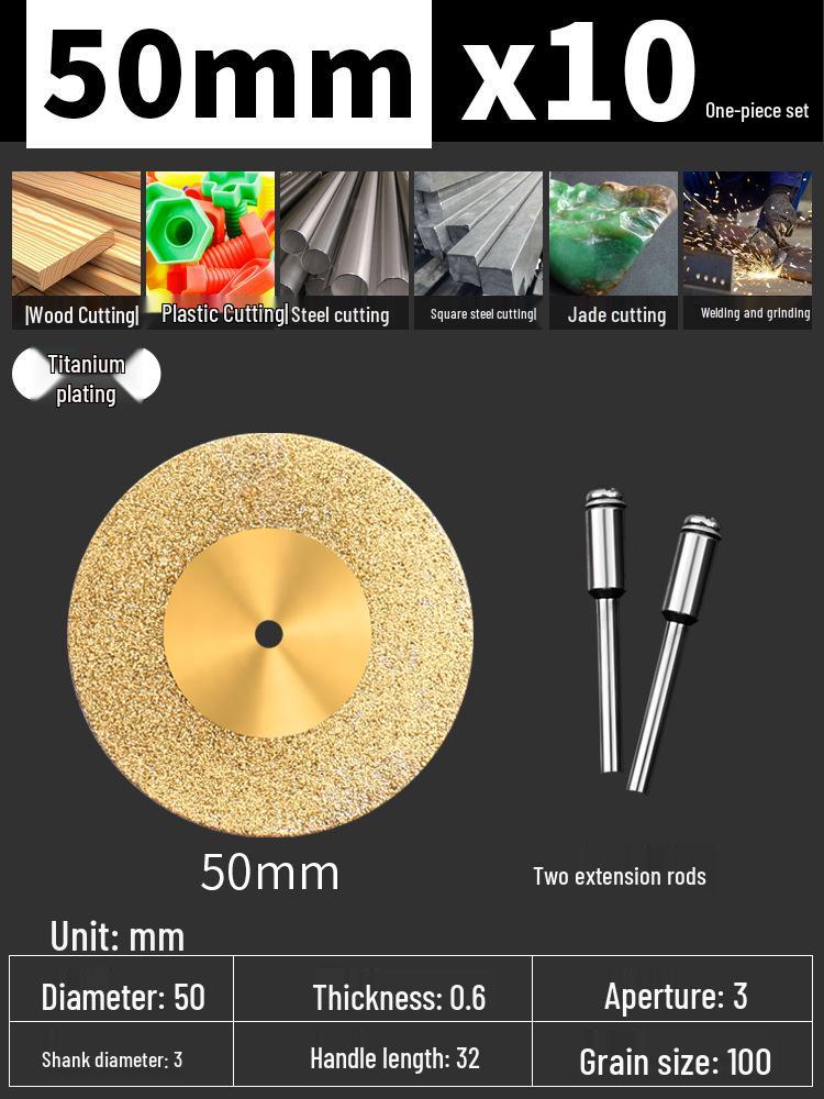 Diamond Grinder Cutting Disc for Drill and Glass Jade Grout Saw Blade