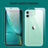 Front+Back+Lens Full Cover Tempered Glass Film For iPhone 17 16 15 14 13 12 11 Pro Max X XS XR XS Max 8 7 Plus SE 2020 Mini Screen Protector