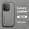 KEYSION Luxury Retro PU Leather Case for Realme GT 6 6T Soft Silicone+PC Shockproof Phone Back Cover for OPPO Realme GT Neo 6 SE