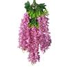 Artificial Wisteria Flower Hanging Garland Faux Silk Hanging Flower Strings Fake Wisteria Flower