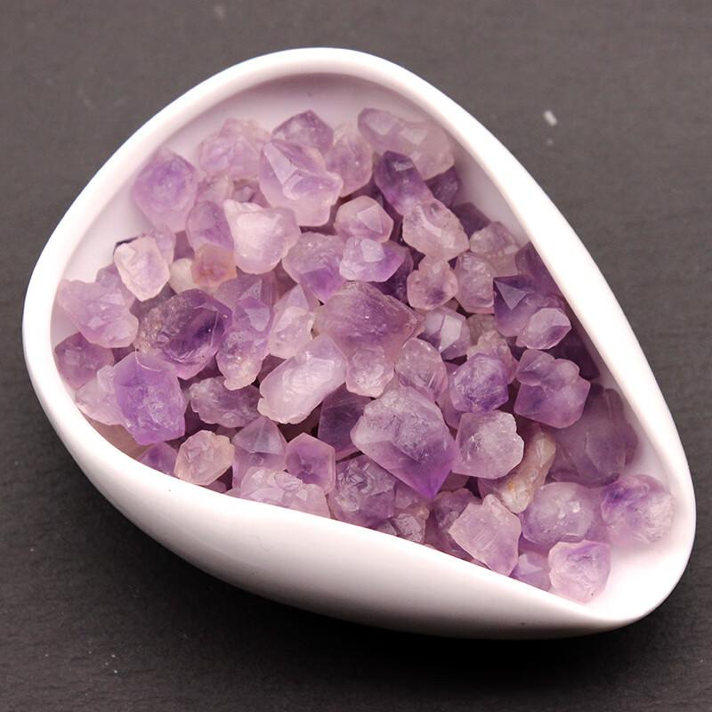 Uruguay Natural Amethyst Cluster Raw Stone Specimen DIY Pendant-Amethyst Flower Stem & Bud