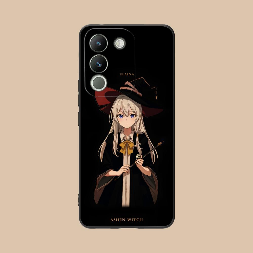 Wandering Witch Elaina Matte Mobile Phone Case for VIVO Y77 76 75 74 73 72 58 56 55 51 50 38 36 Y19 Y18 Y03 Y01 5G Cover