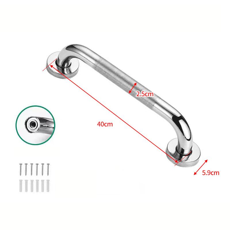 Tub Toilet Handrail Grab Bar Stainless Steel 30/40/50cm Anti Slip Shower Safety Support Handle Towel Rack Bathroom Accessories