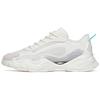 Millennium Fabric Synthetic Leather Shock Absorbing Non-Slip Wear-Resistant Low-Top Casual Shoes Women Sneaker Ivory-White 122228890-5
