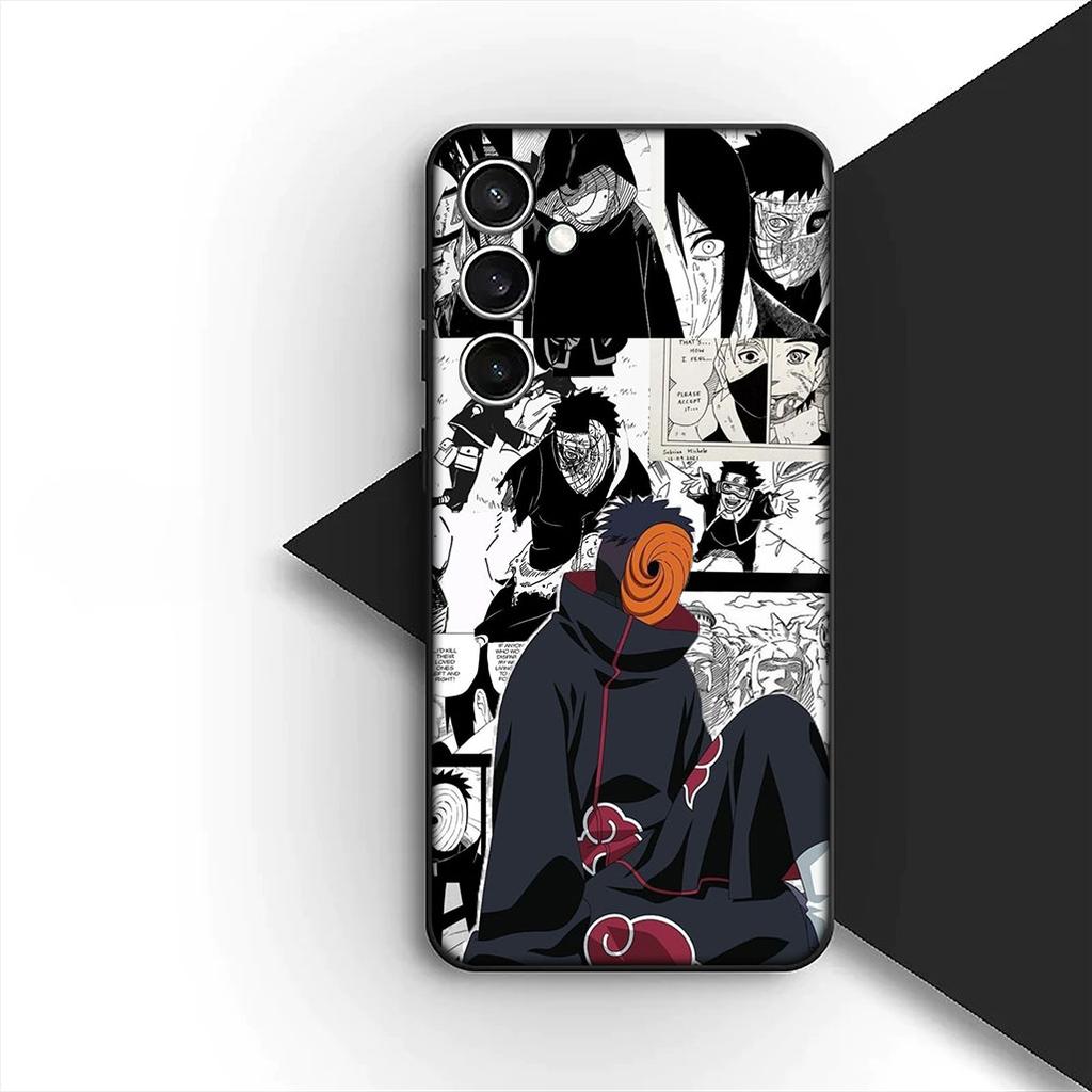 Narutos Obito Uchiha Sasuke Tobi Itachi Phone Case for Samsung Galaxy S20 S22 S21 FE Ultra Plus A07 A17 A15 A16 A25 A57 A37