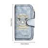 Veteran Oath Themed Long Wallet Fashion Casual Large Capacity Card Holder Daily Use Durable Purse
