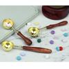 Q1FD 3 Pcs Metal Sealing Spoon Wax Seal Spoon Wax Sealing Stamp Melting Spoon
