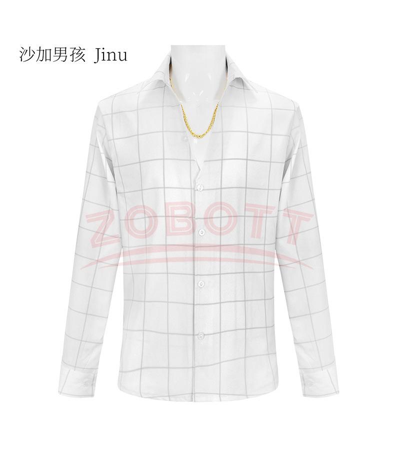 Adult Kpop Demon Hunters Saja Boys Jinu Abby Baby Romance Mystery Cosplay T-shirt Costume For Bys Group Idol Roleplay Halloween