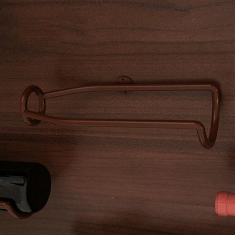 Wall-Mounted Bar Wine Rack Holder Accessories Wine Cellar Beer Champagne Storage Display Iron Metal Support Shelf Stand