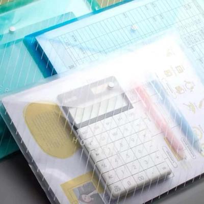 10pcs Transparent Color A4 Document Storage Bag, Can Hold About 200 Pieces of Paper, Suitable for Schools, Offices