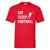 Fußball-Liebhaber Geschenk für Kinder, Eat Sleep Football T-Shirt - Fußball-Fan, Geburtstagsgeschenk