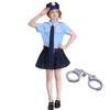 Formemory Police Cosplay Costume for Kids, Girls, Cute Police Officer Costume for Halloween, Events, Parties, School Festivals, and Stage
