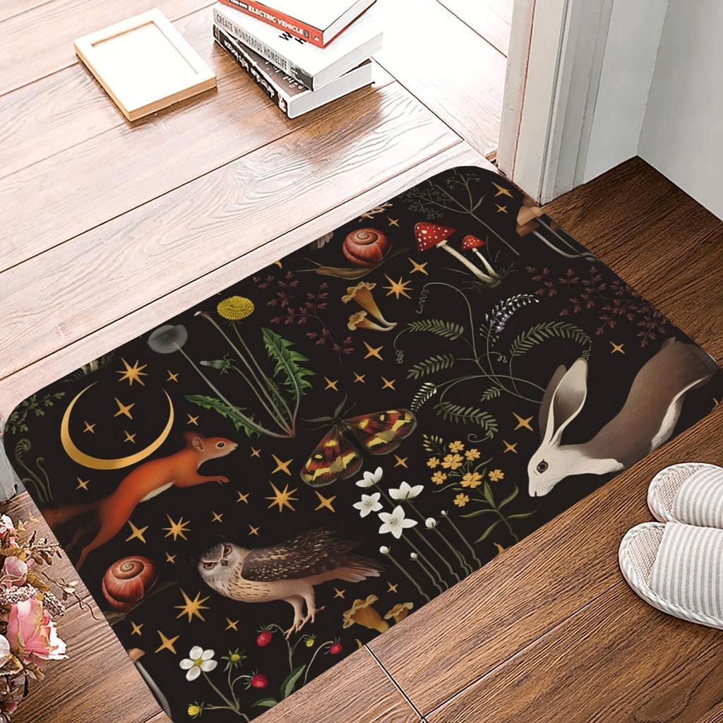 1PC Lovely Cat Kitchen Rug Non-Slip Door Mat Pop Design Bathroom Rug Bath Mat Carpet for Home Sink Laundry Decoreeree