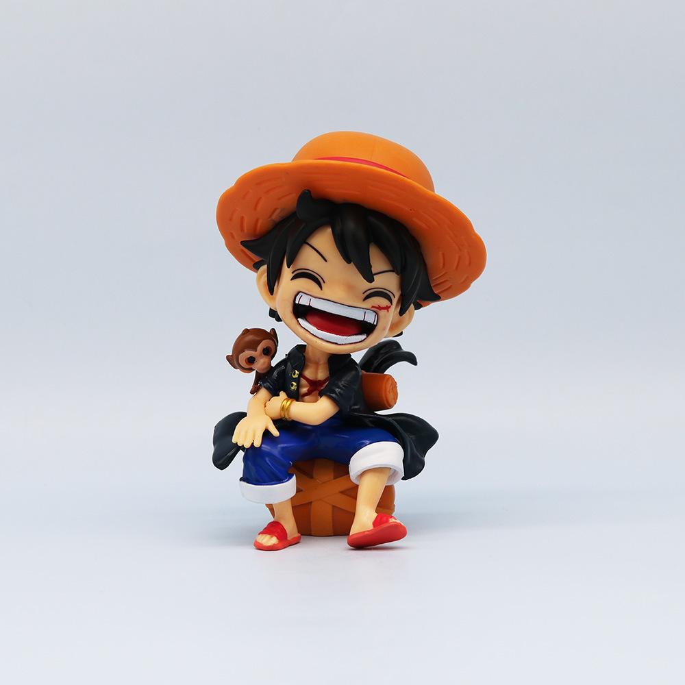 One Piece Q-Version Figur Niedlich Nika Luffy Zoro Sanji Yamato Modell Statue Anime Sammlerstück