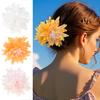 Simulation Fabric Flower Hair Clips Hairpin Fashion Hair Accessories Large Hair Claw For Women Girl