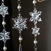 Snowflake Ornaments For Christmas Tree Decorative Drop Pendant Christmas Christmas Tree Decoration Ornaments Acrylic Snowflake