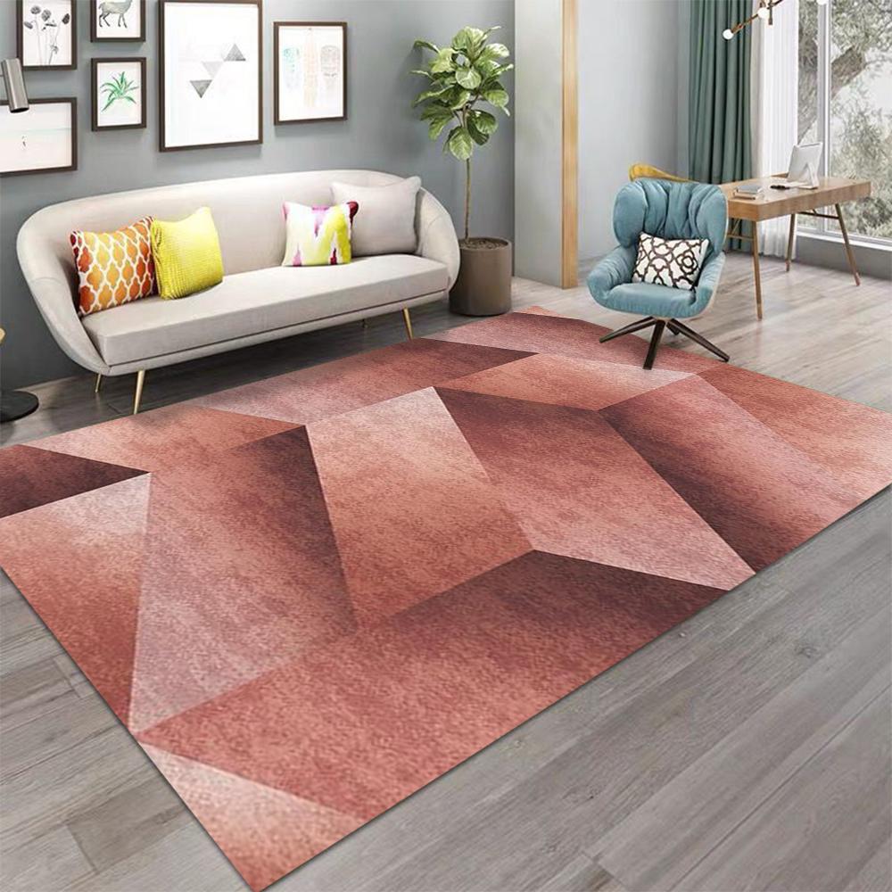 Ins Nordic Living Room Carpet Coffee Table Rug Modern Minimalist Home Decor Geometric Style Bedroom Room, Bedside Floor Mat