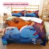 We Bare Bears  Set Copripiumino con Fantasia  Decorazione per la Casa  Regalo (1 * copripiumino + 2 * federe senza imbottitura)