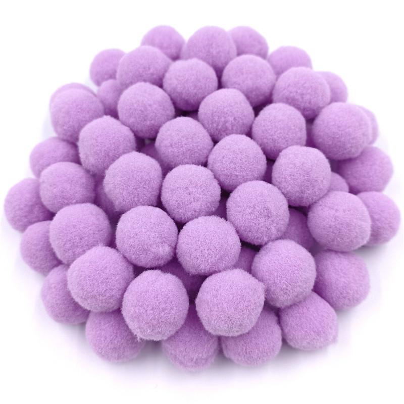 Soft 18/25mm Jewelry Accessories Kids Toy Multicolor Sewing Craft Fluffy Ball Plush Ball DIY Handmade Material Clothing Decoration Pompom Accessories