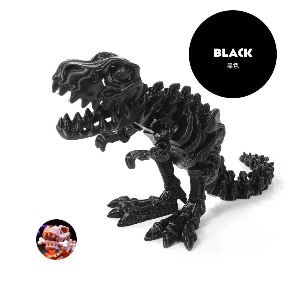 Simulation Bunter Jura-Dinosaurierskelett-Spielzeug 3D-Druck Tyrannosaurus Rex Dinosaurierskelett Heimdekoration Bastelgeschenk für Jungen