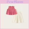 Girl Summer Dress Sets With Cotton Fabric For Toddler Comfort And Style