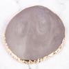 Gold Edge Resin Agate Nail Art Palette