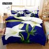 Flower Plants Bedding Set Duvet Cover Set 3D Bedding Digital Printing Bed Linen Queen Size Bedding Set Fashion Design